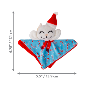 KONG Holiday Crackles Santa Kitty