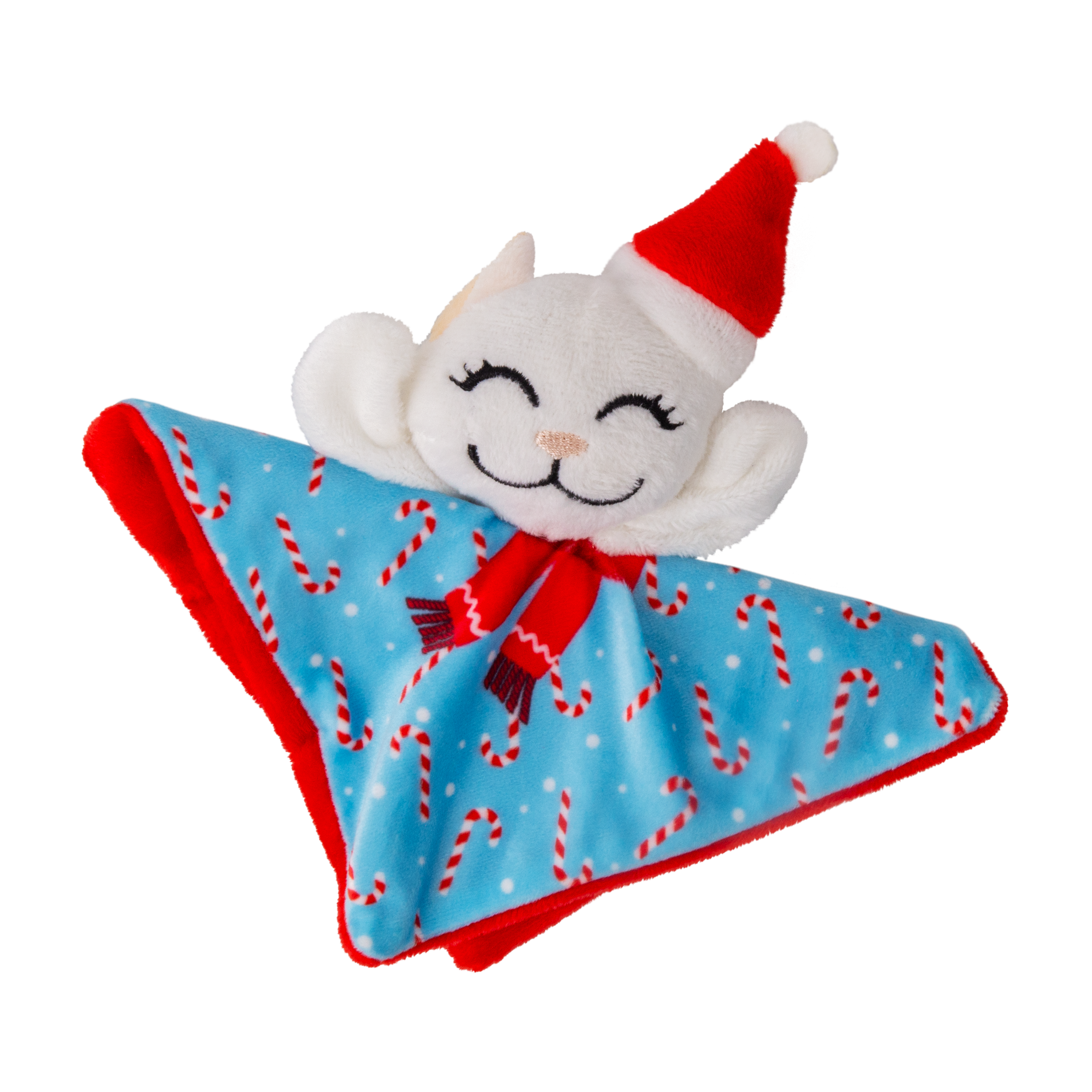 KONG Holiday Crackles Santa Kitty