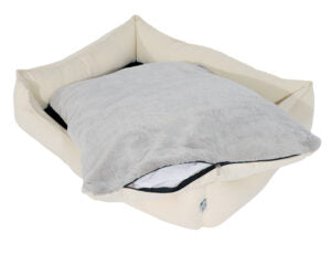Gor Pets Slumber Cotton Orthopaedic Machine Washable Dog Bed - Medium Grey