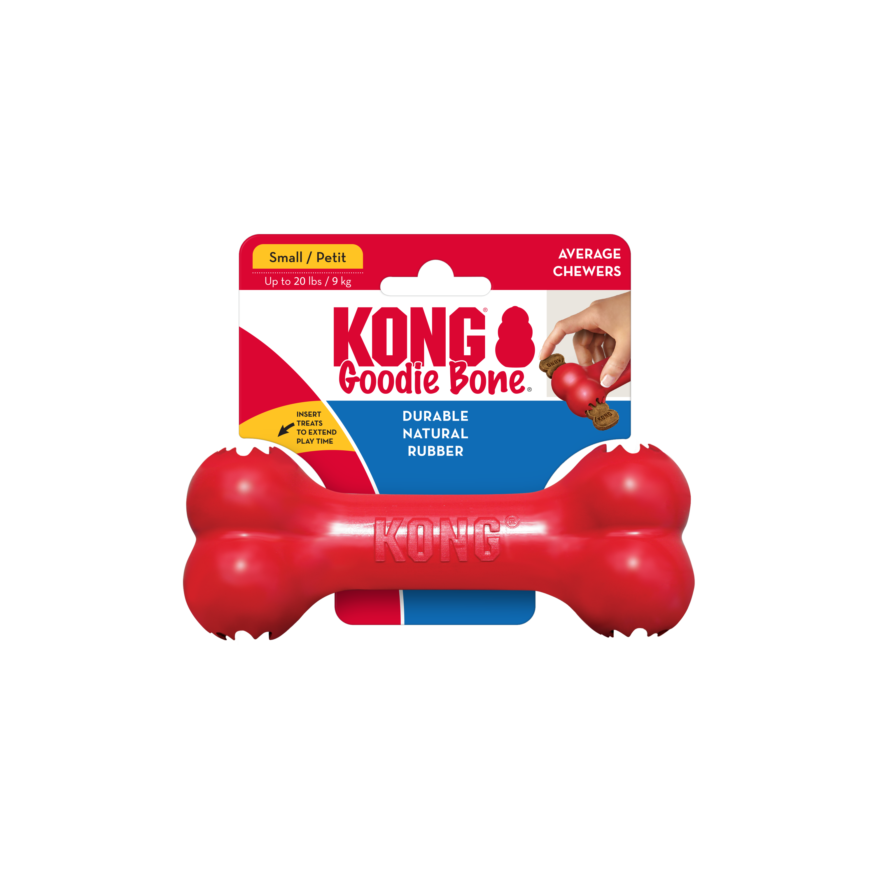 KONG Goodie Bone Treat Dispensing Dog Toy - Small