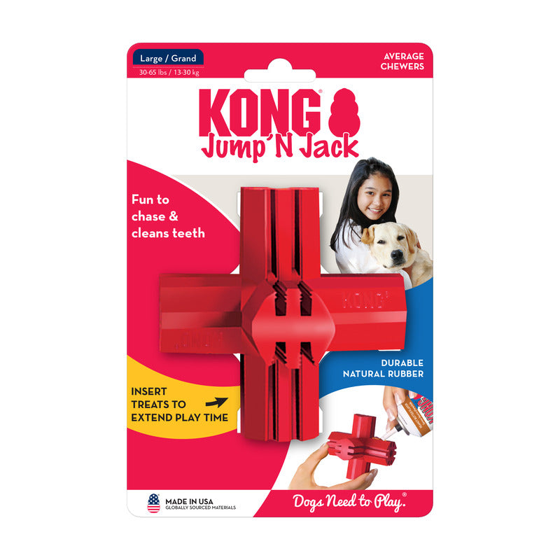 KONG Jump'n Jack Treat Dispensing Dog Toy - Medium
