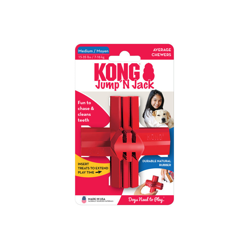 KONG Jump'n Jack Treat Dispensing Dog Toy - Large