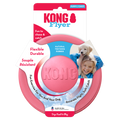 KONG Puppy Durable Flying Disc Dog Toy - Small Blue/Pink (17.5cm)