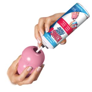 KONG Puppy Durable Chew Dog Toy - X-Small Blue/Pink (5.5cm)