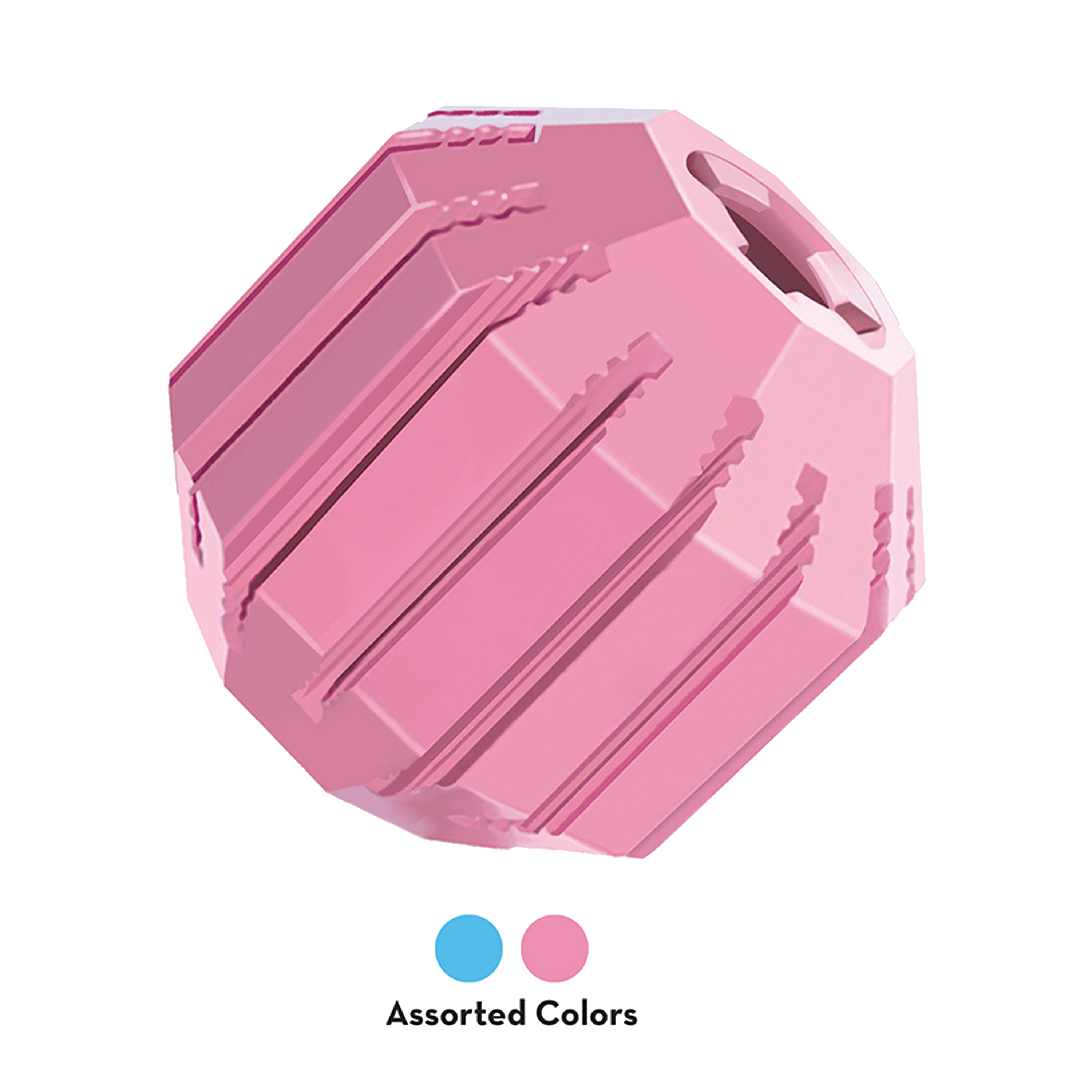 KONG Puppy Activity Ball Treat Dispensing Dog Toy - Small Blue/Pink (6cm)