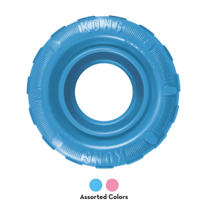 KONG Puppy Tires Durable Chew Dog Toy - Medium/Large