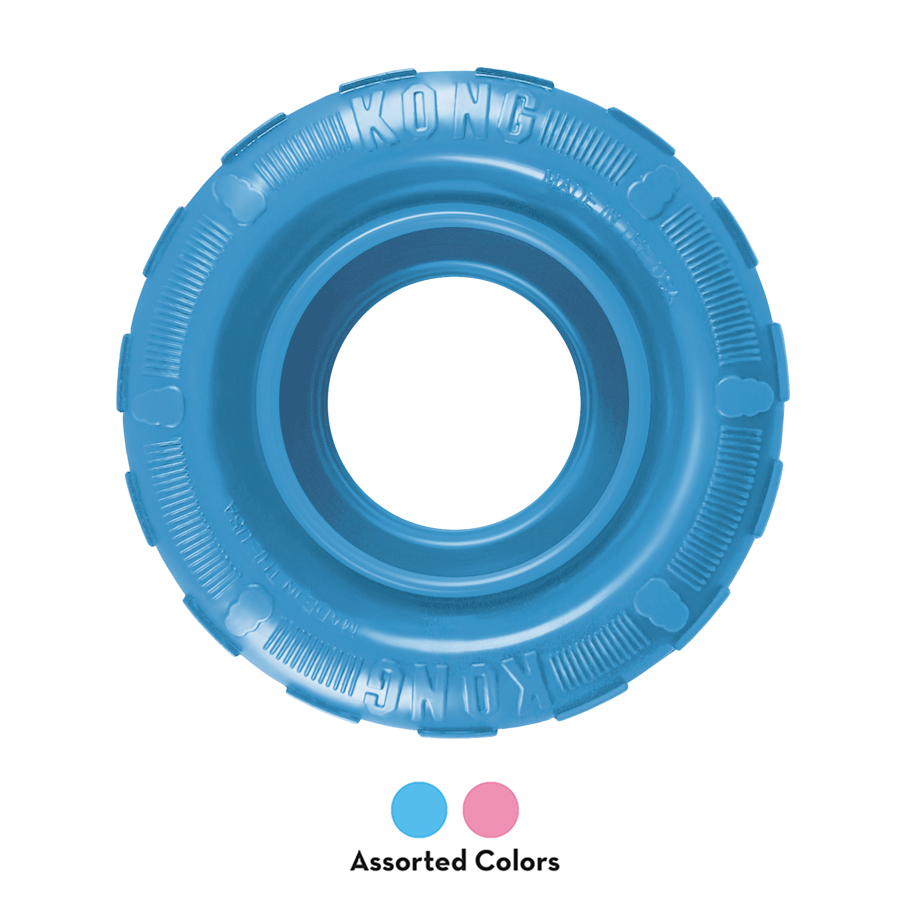 KONG Puppy Tires Durable Chew Dog Toy - Small