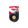 KONG Traxx Durable Rubber Chew Dog Toy - Medium/Large Black (11cm)
