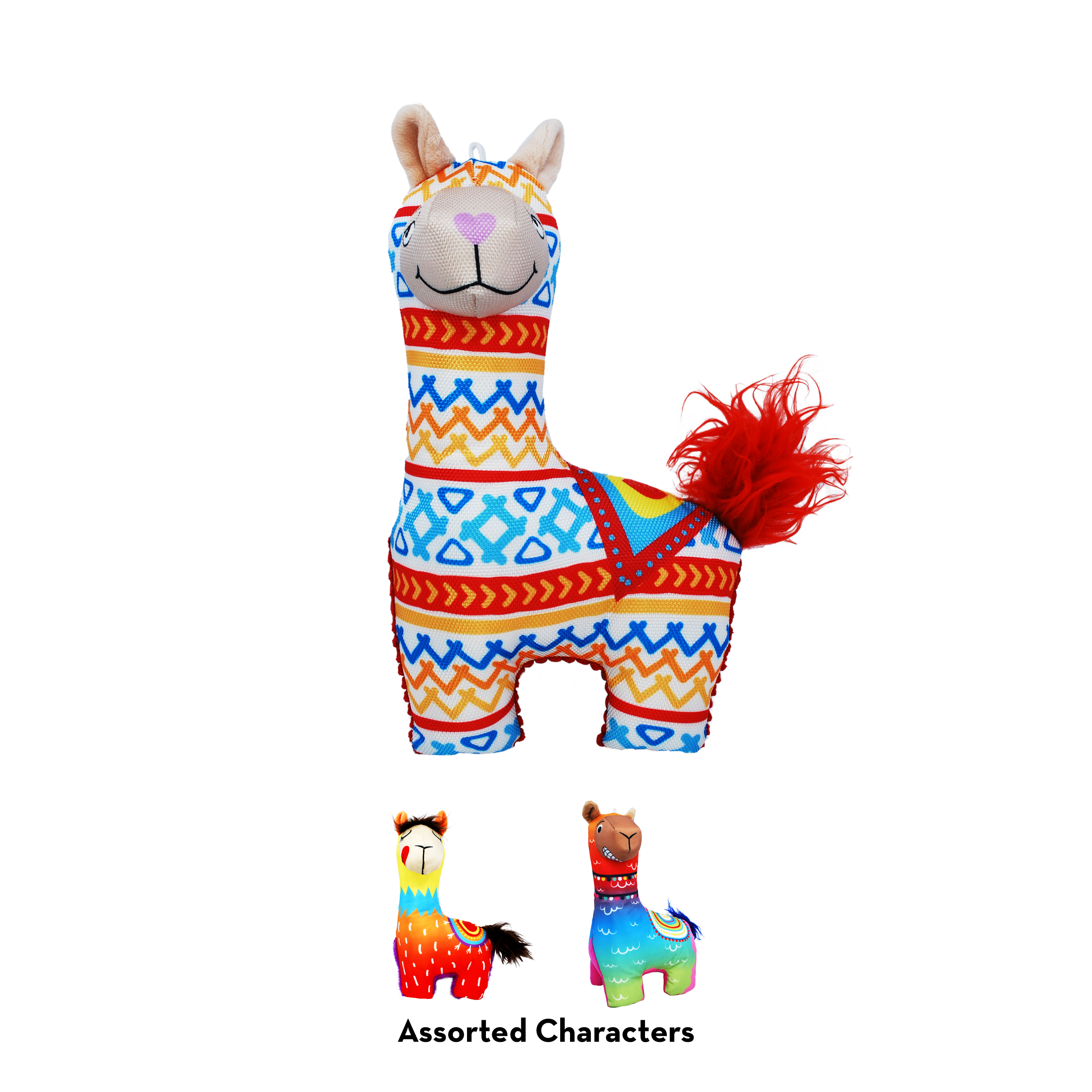 KONG Ballistic Vibez Llamas Durable Dog Toy Small/Medium - Assorted