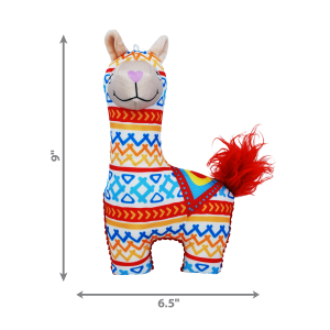 KONG Ballistic Vibez Llamas Durable Dog Toy Small/Medium - Assorted
