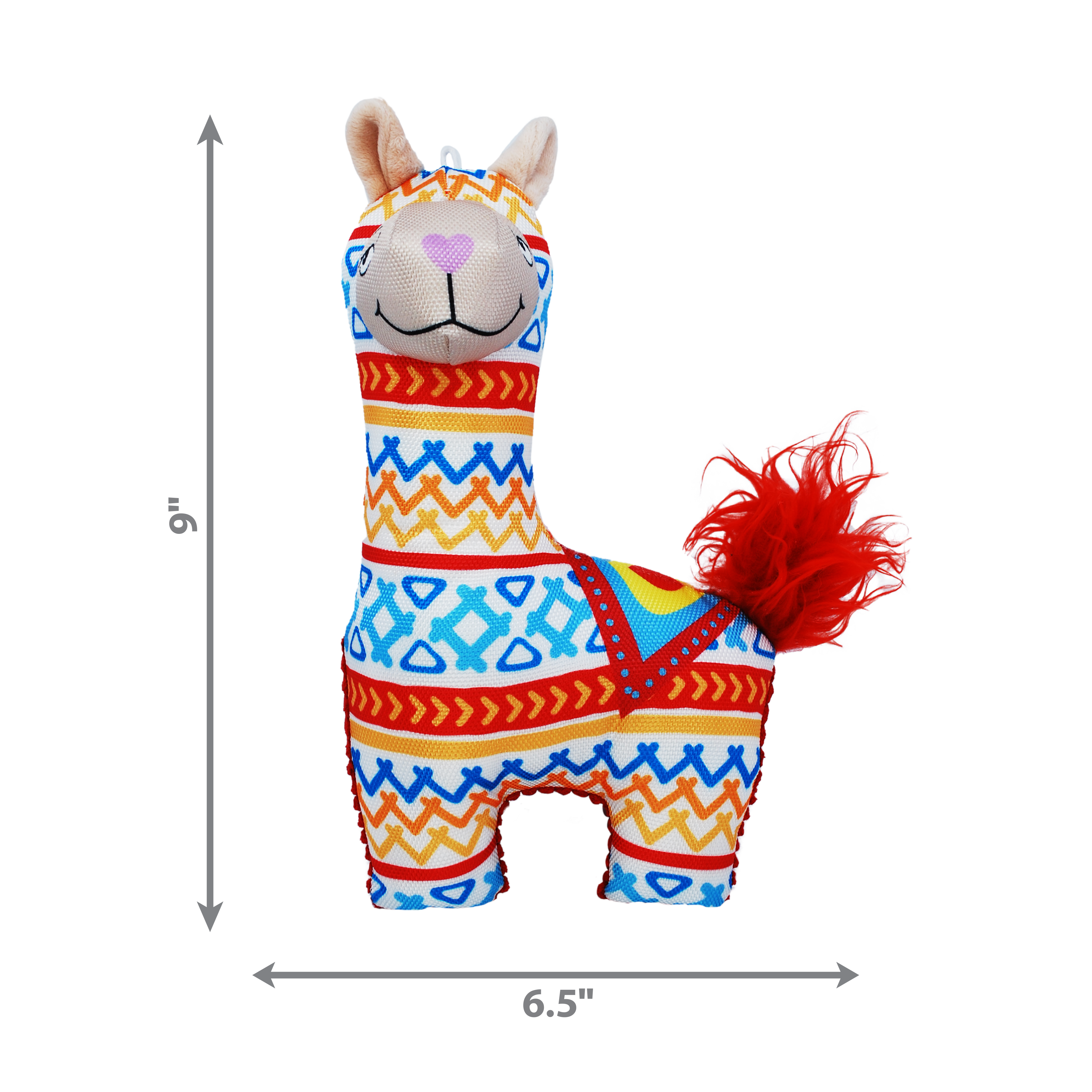 KONG Ballistic Vibez Llamas Durable Dog Toy Small/Medium - Assorted