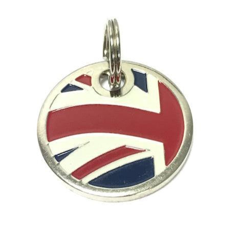 Harleys Companions - Union Jack Dog Tags (22mm)