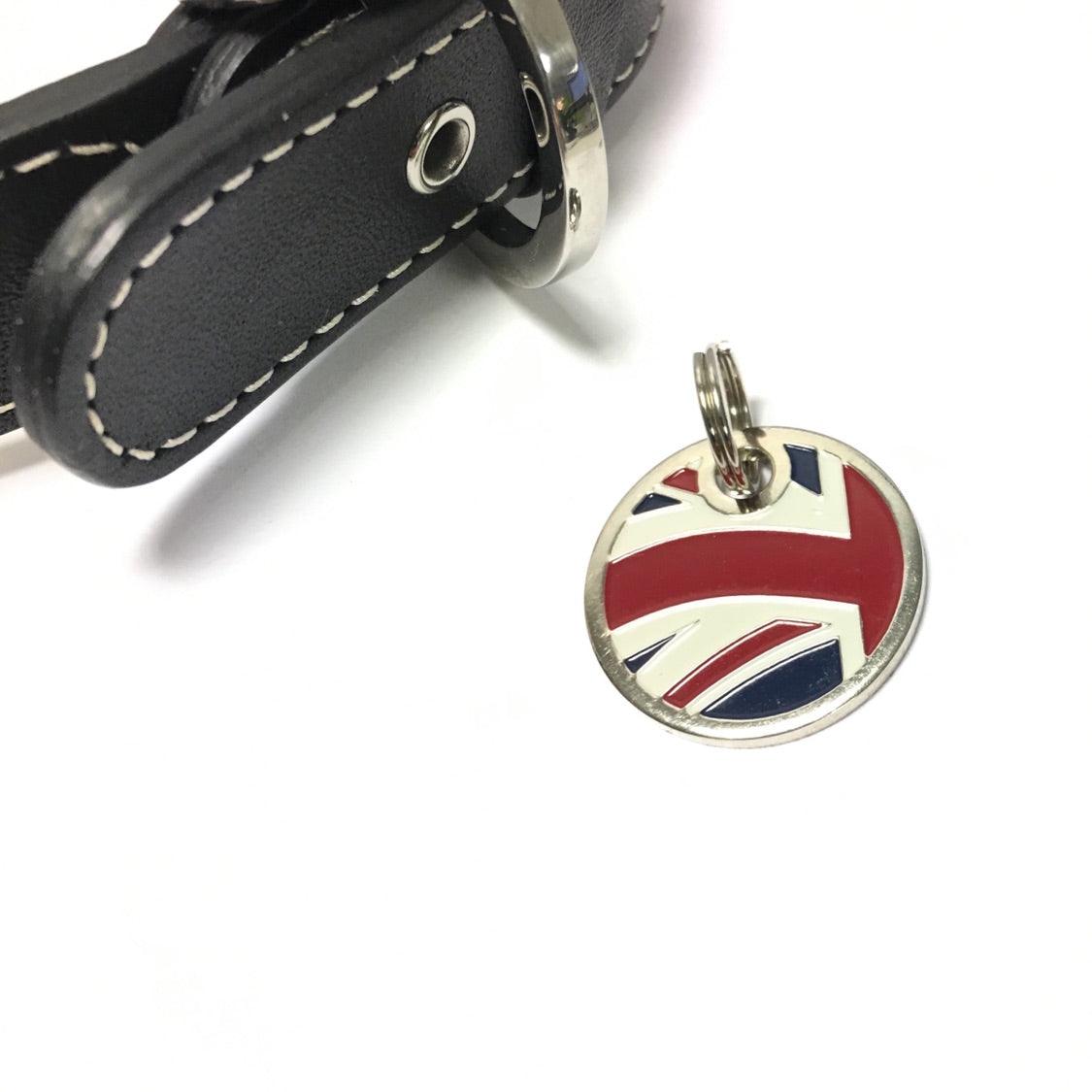 Harleys Companions - Union Jack Dog Tags (22mm)