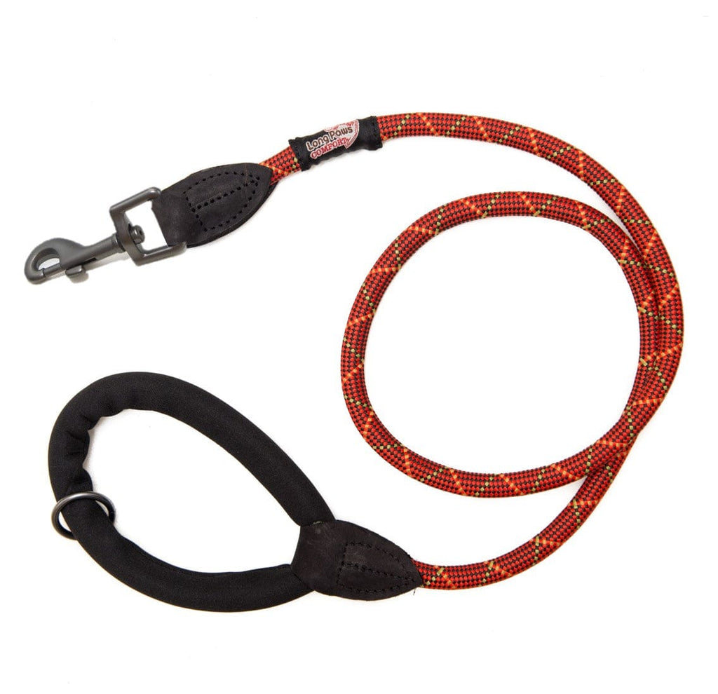 Harleys Companions - Comfort Rope Lead | TRIGGER Clip | Orange 120cm