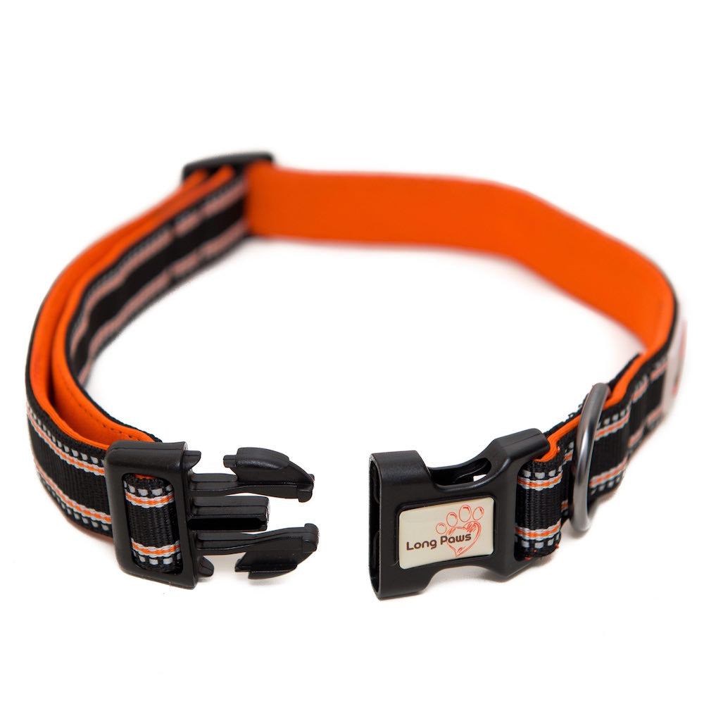 Harleys Companions - Comfort Trigger Clip Rope Lead (80cm/120cm) & Reflective Collar Set