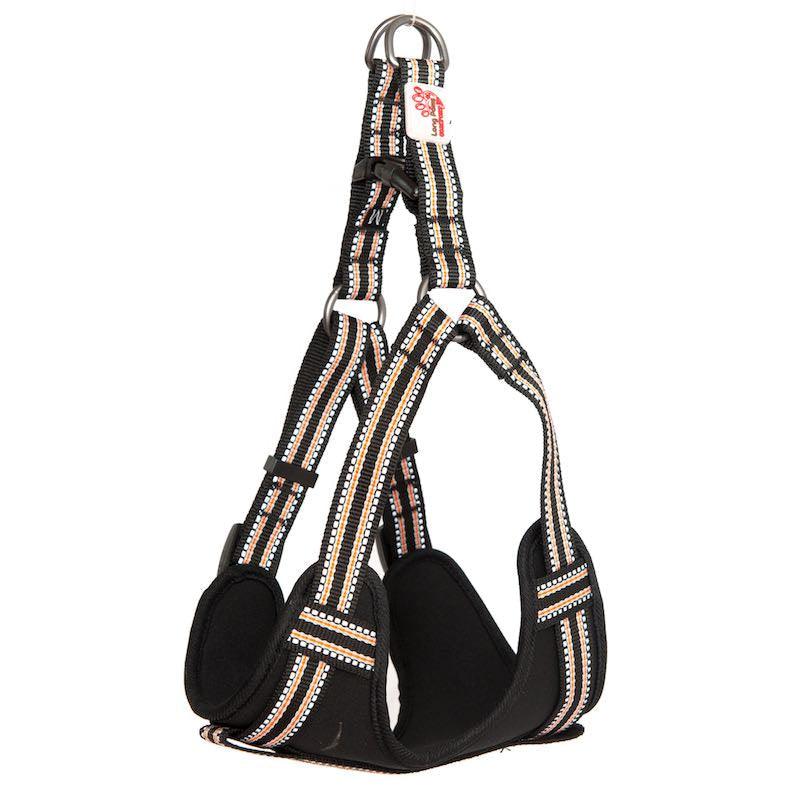 Harleys Companions - Comfort Step-in Dog Harness  | Reflective | Black