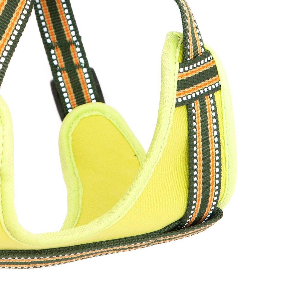 Harleys Companions - Comfort Step-in Dog Harness  | Reflective | Green