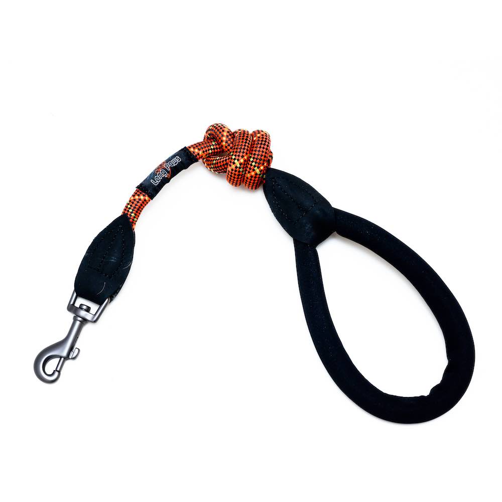 Harleys Companions - Comfort Trigger Clip Rope Lead (80cm/120cm) & Reflective Collar Set