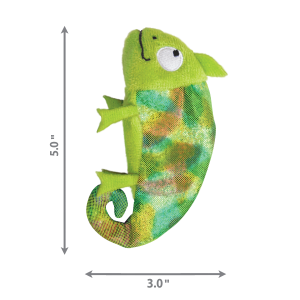 KONG Refillable Catnip Chameleon Plush Cat Toy