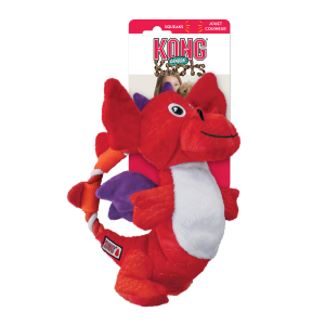 KONG Dragon Knots Squeaky Dog Toy Medium/Large - Assorted