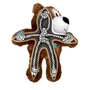 KONG WildKnots Bears Squeaky Plush Dog Toy - X-Large Assorted