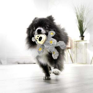 KONG WildKnots Bears Squeaky Plush Dog Toy - X-Small Assorted