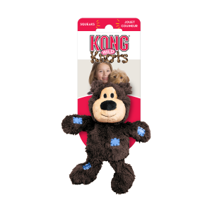 KONG WildKnots Bears Squeaky Plush Dog Toy - X-Small Assorted