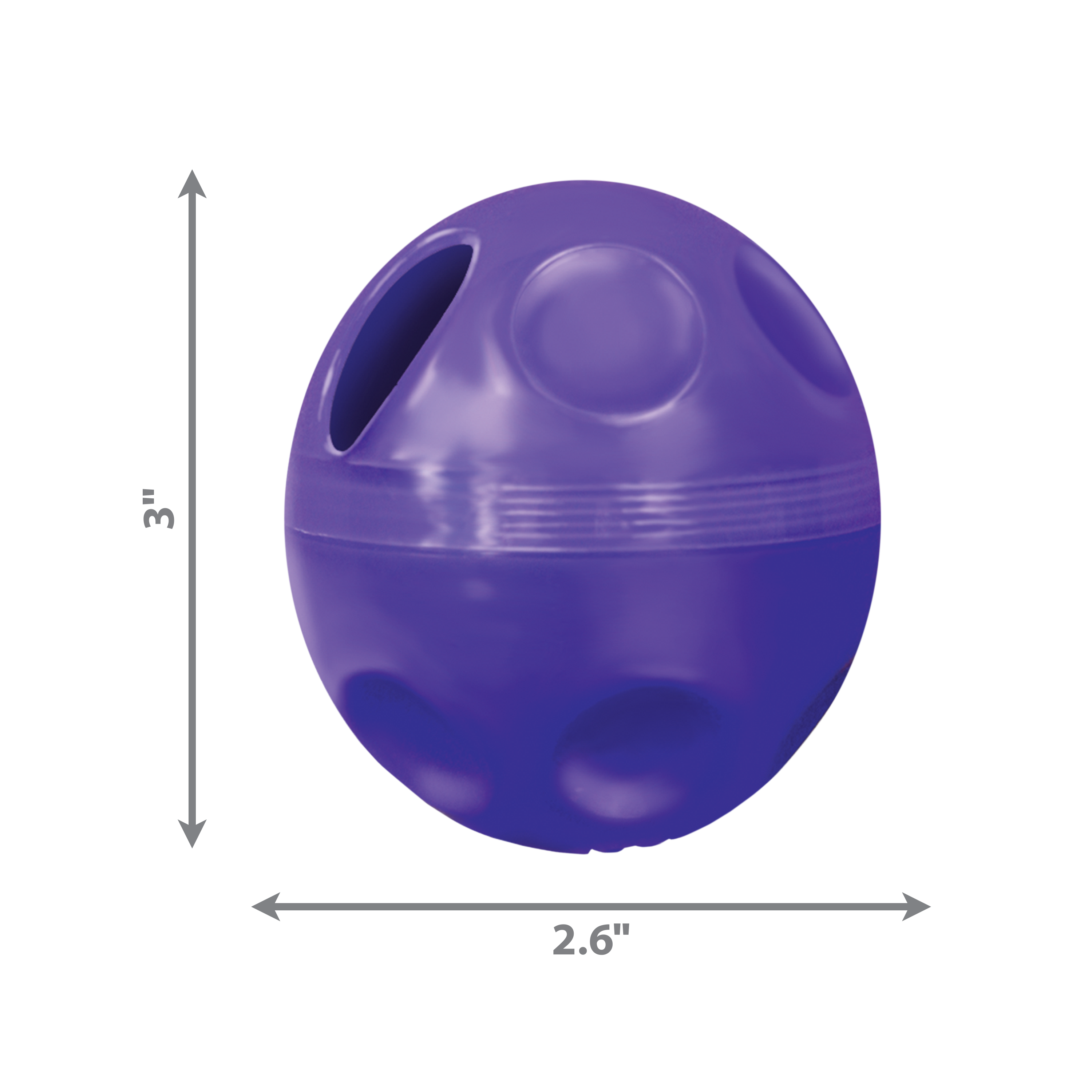 KONG Treat Ball Interactive Cat Toy 8cm