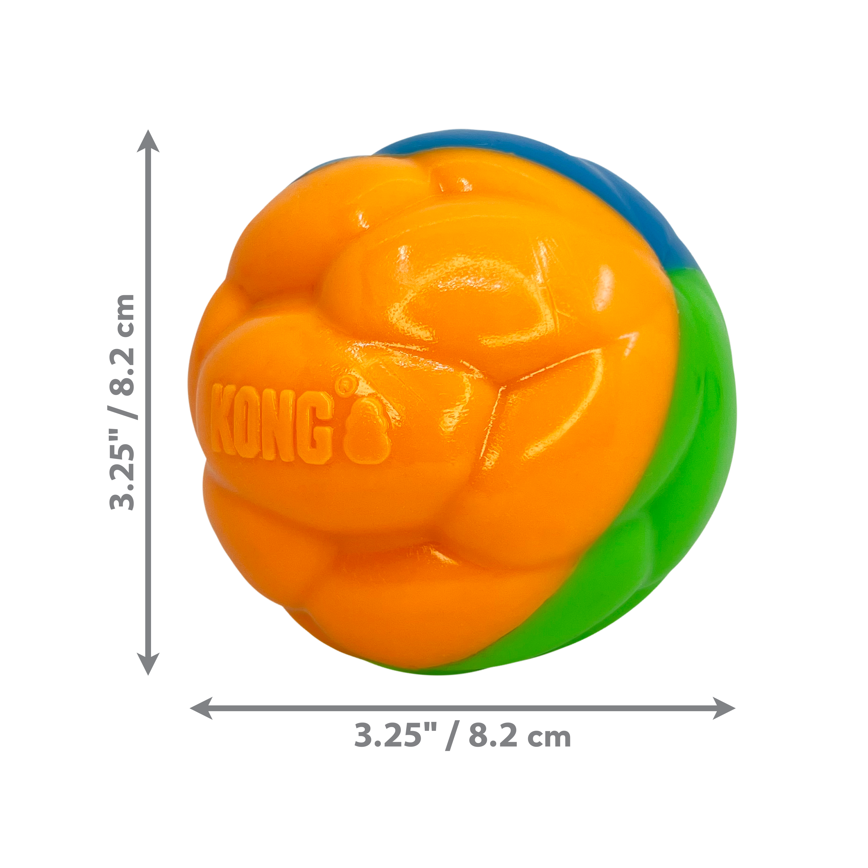 KONG Twistz High-Viz Ball Lg