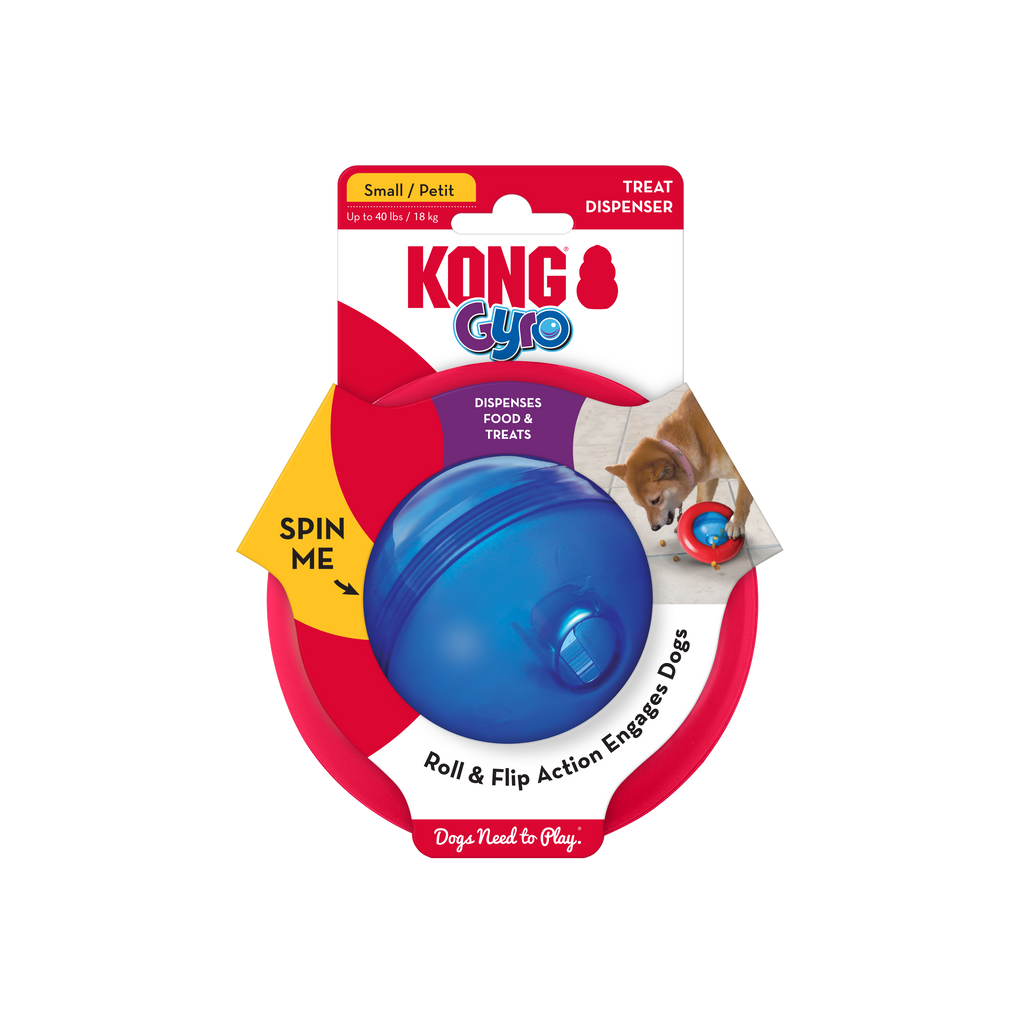 KONG Gyro Puppy Treat Dispensing Dog Toy - Small Assorted
