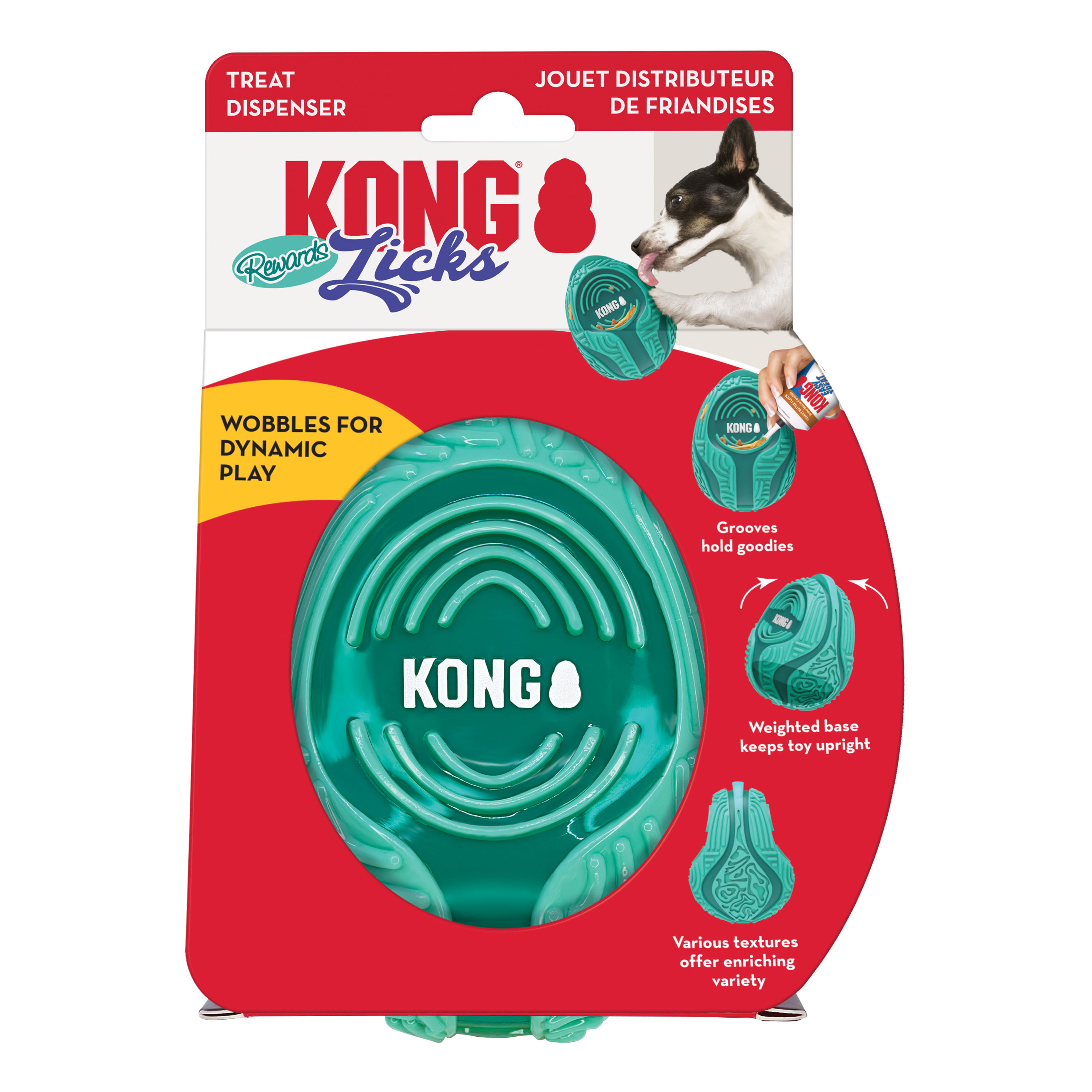 KONG Licks Rewards Treat Dispensing Dog Toy - Medium/Large