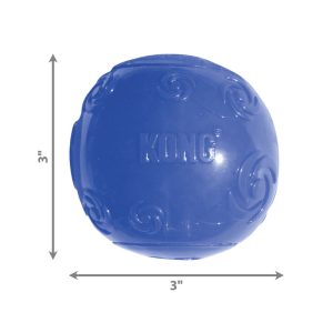 KONG Squeezz Squeaky Fetch Dog Toy - Large (7cm)