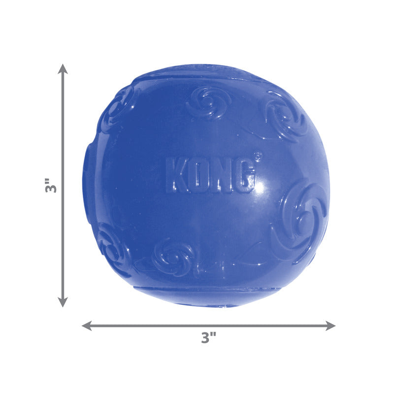 KONG Squeezz Squeaky Fetch Dog Toy - Large (7cm)