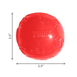 KONG Squeezz Squeaky Fetch Dog Toy - Medium (6cm)