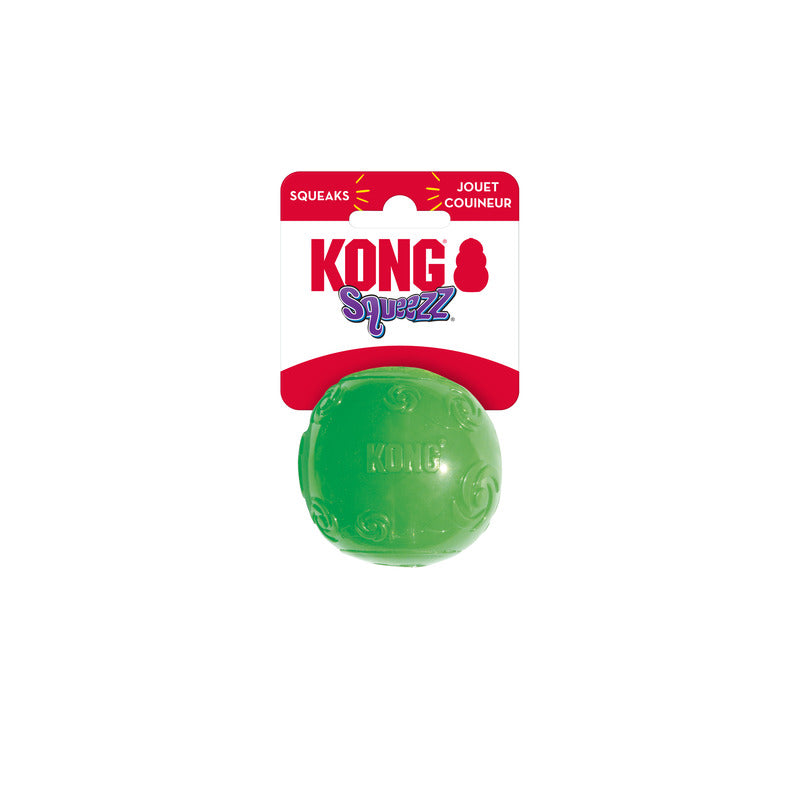KONG Squeezz Squeaky Fetch Dog Toy - Medium (6cm)
