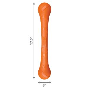 KONG SqueakStix Durable Squeaky Fetch Dog Toy - Large