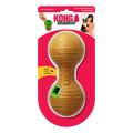 KONG Bamboo Feeder Dumbbell Eco-Friendly Dog Toy Medium