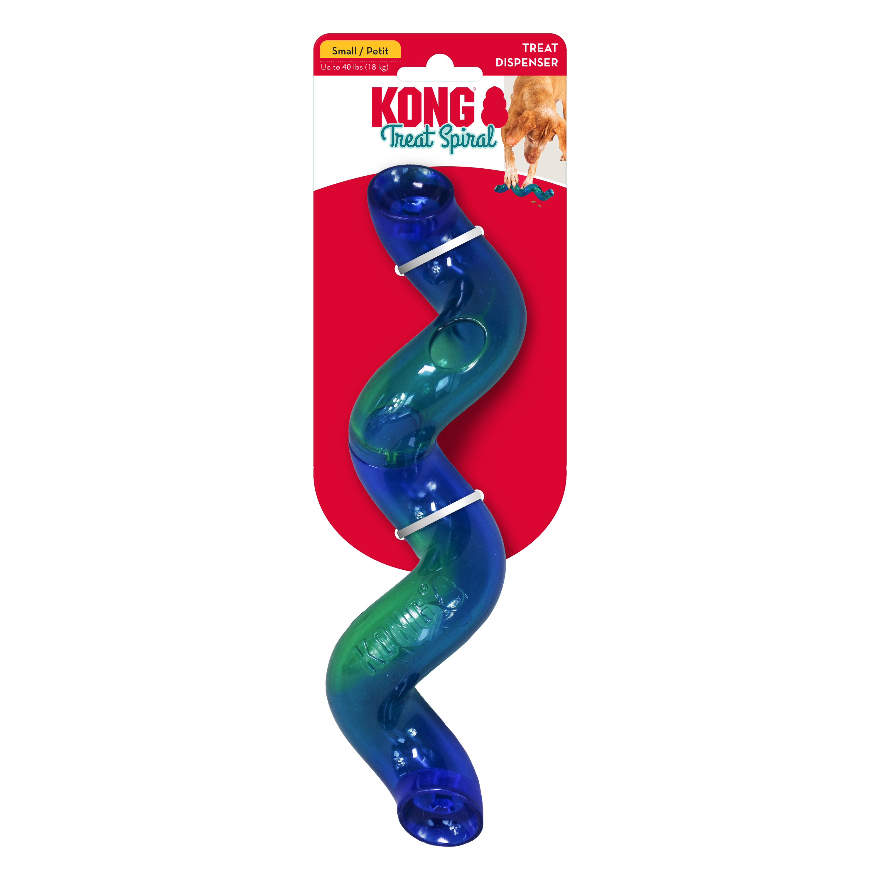 KONG Treat Spiral Stick Treat Dispensing Dog Toy - Large Assorted