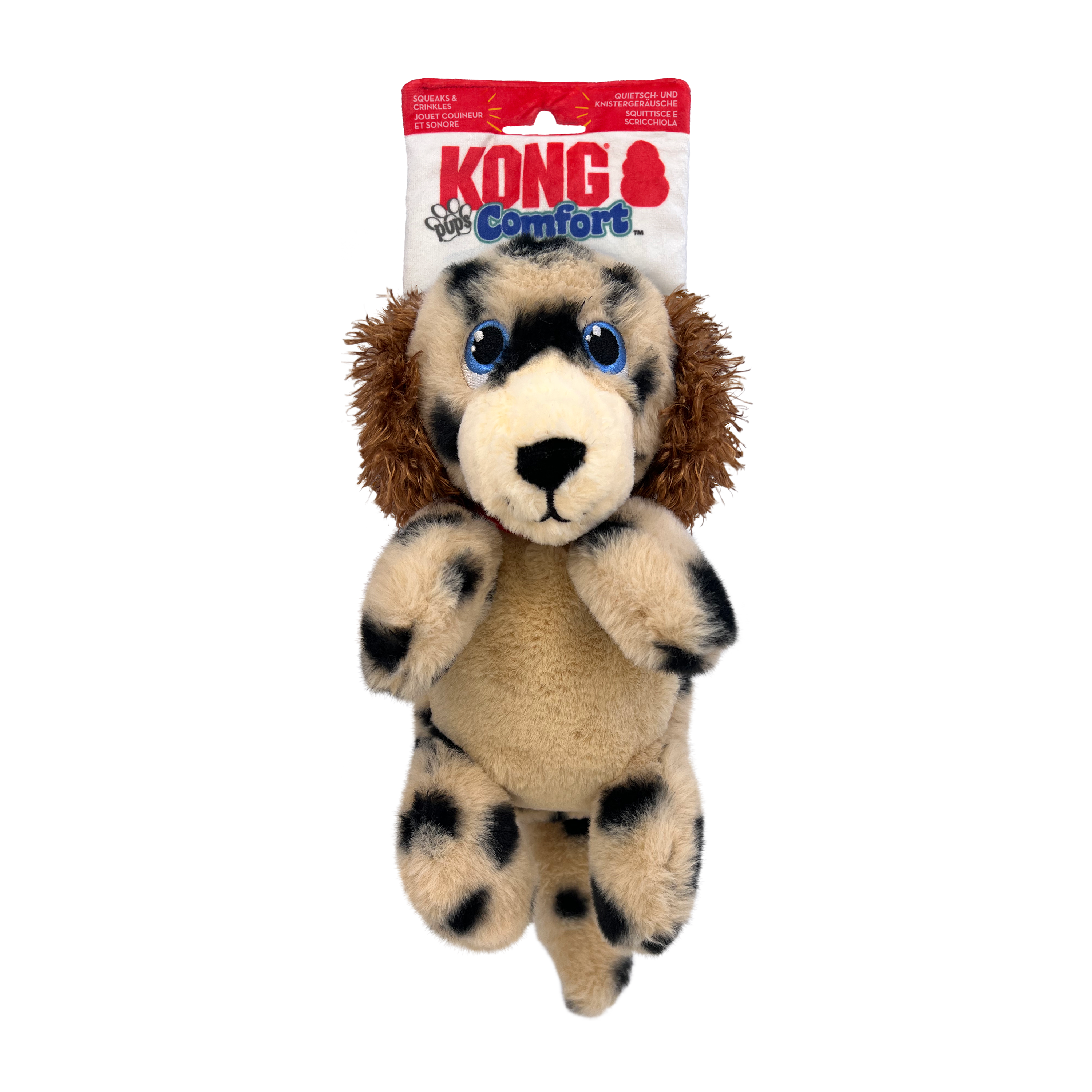 KONG Comfort Pups Goldie Plush Dog Toy Medium