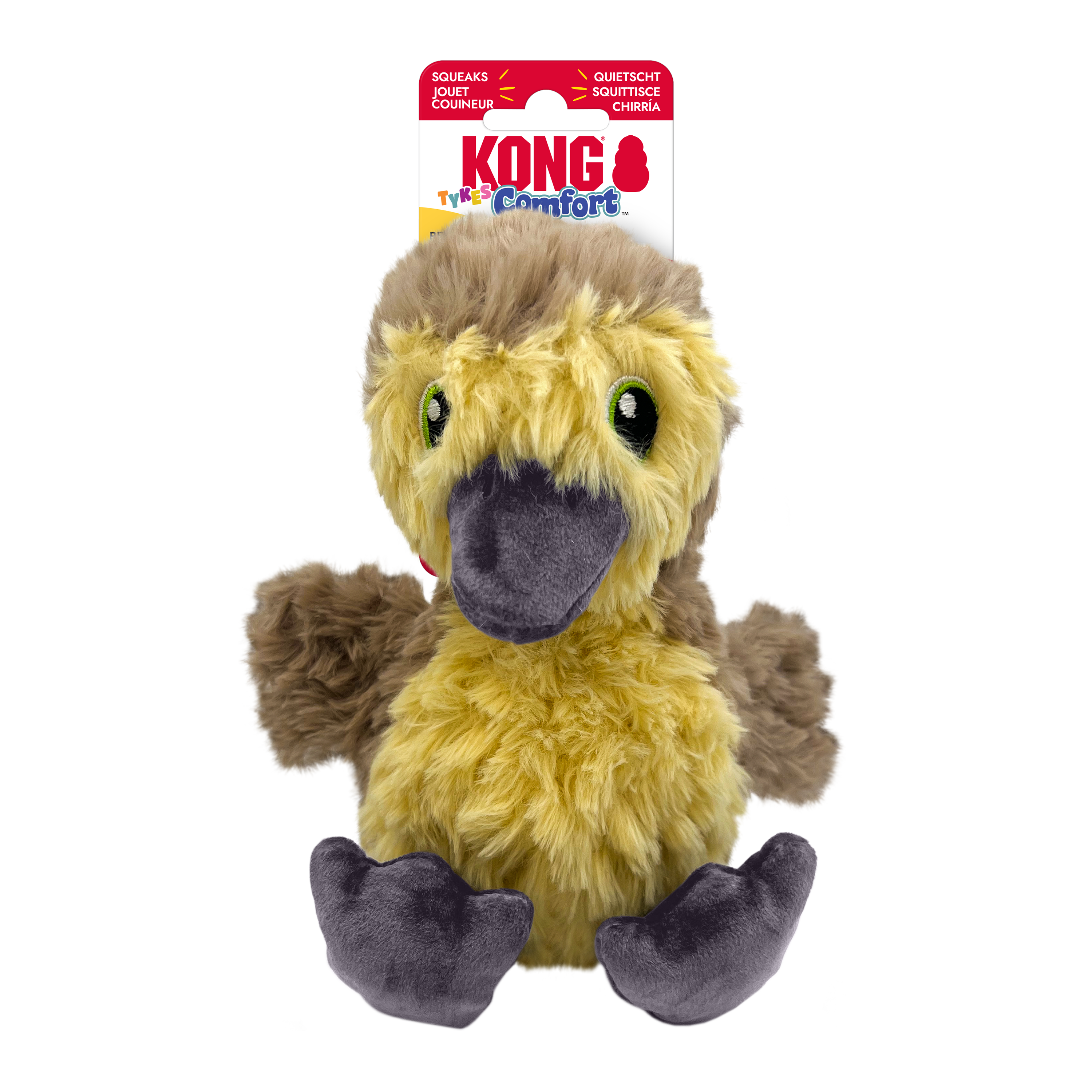 KONG Comfort Tykes Goat Plush Dog Toy Small