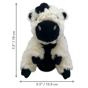 KONG Comfort Tykes Cow Plush Dog Toy Small