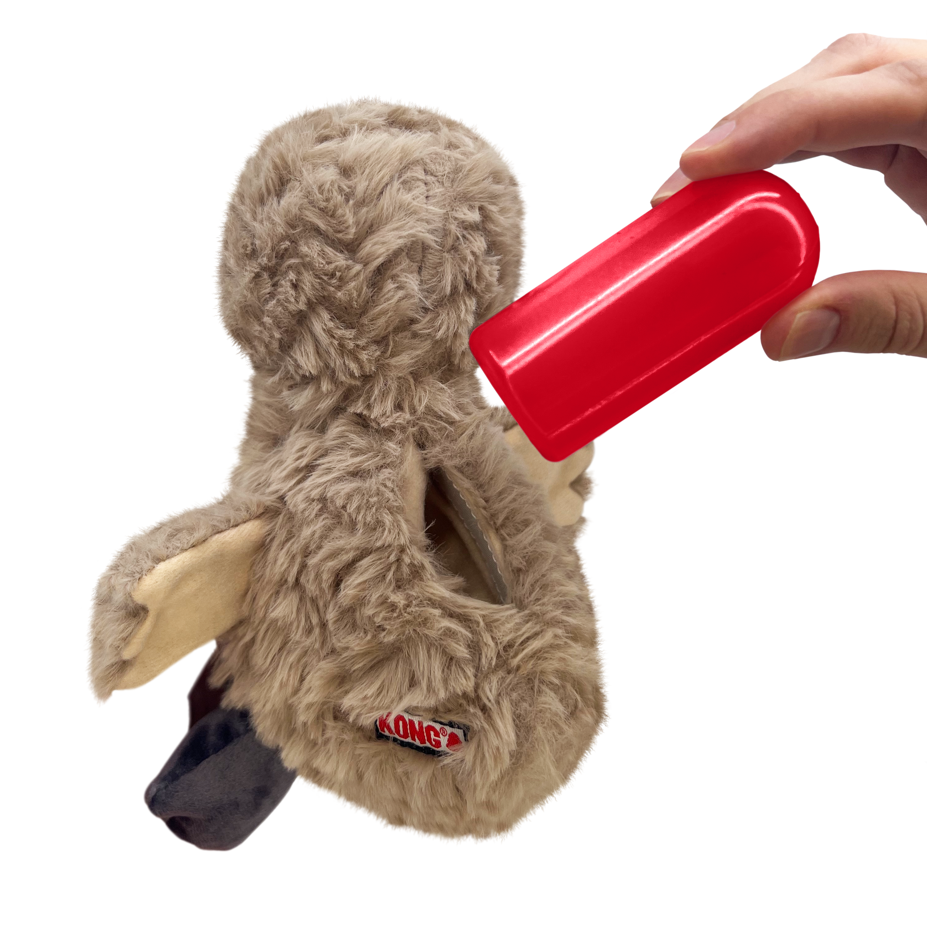 KONG Comfort Tykes Goat Plush Dog Toy Small