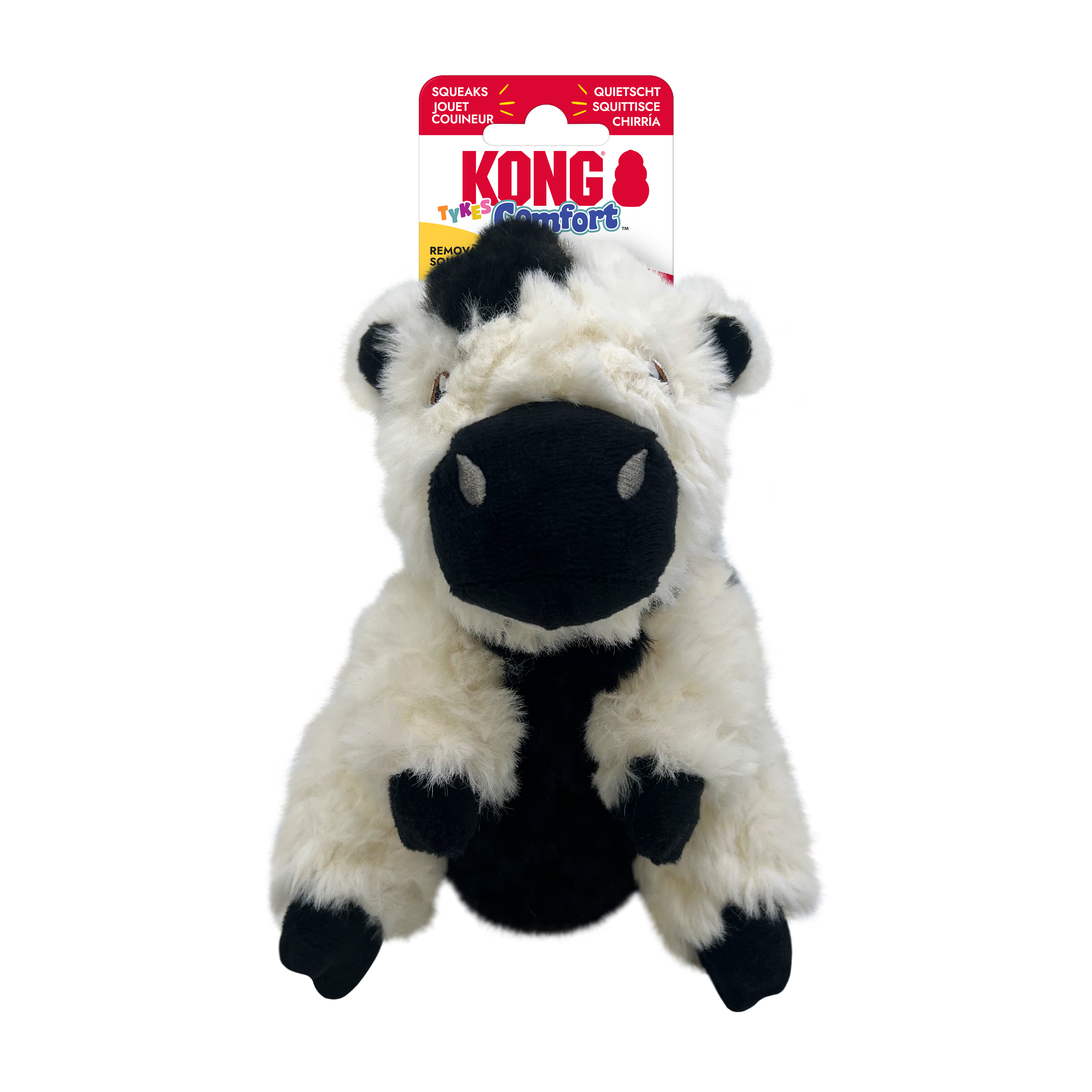 KONG Comfort Tykes Goat Plush Dog Toy Small