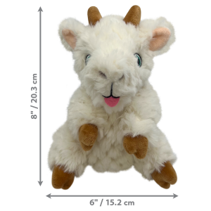 KONG Comfort Tykes Goat Plush Dog Toy Small