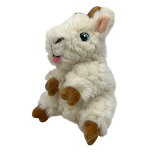 KONG Comfort Tykes Goat Plush Dog Toy Small