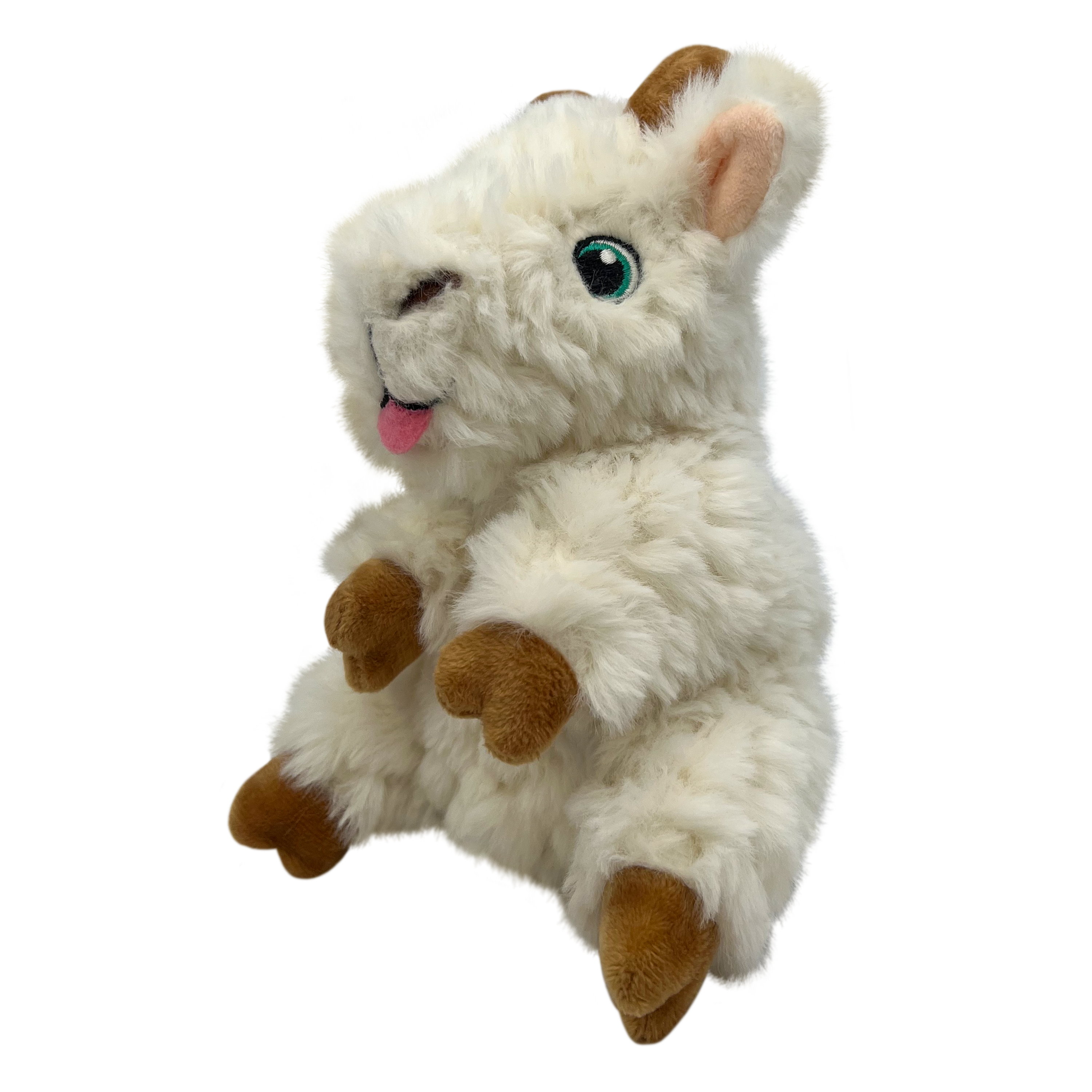 KONG Comfort Tykes Goat Plush Dog Toy Small