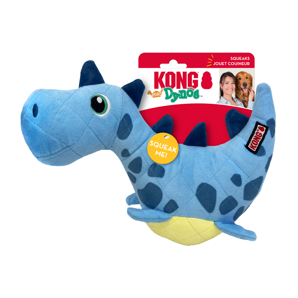 KONG Dynos Roars Squeaky Dog Toy Medium/Large - Green
