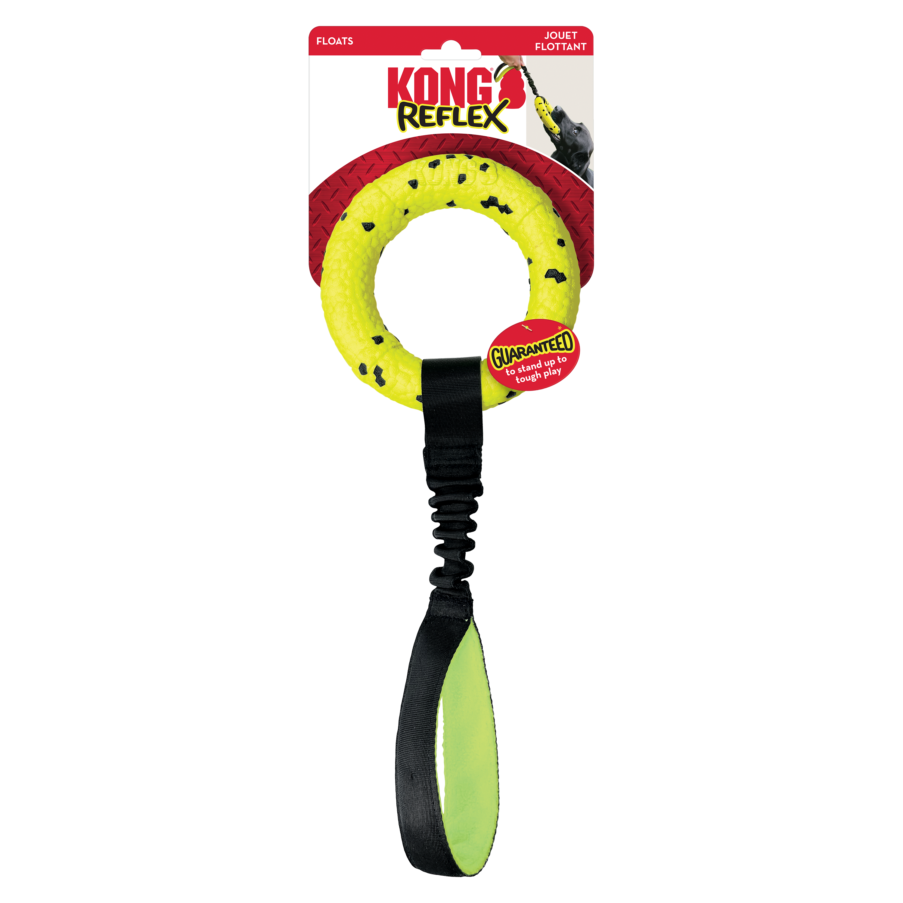 KONG Reflex Durable Fetch Dog Toy - Football Medium/Large