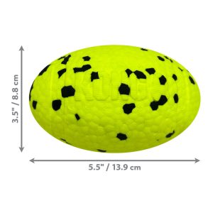 KONG Reflex Durable Fetch Dog Toy - Football Medium/Large
