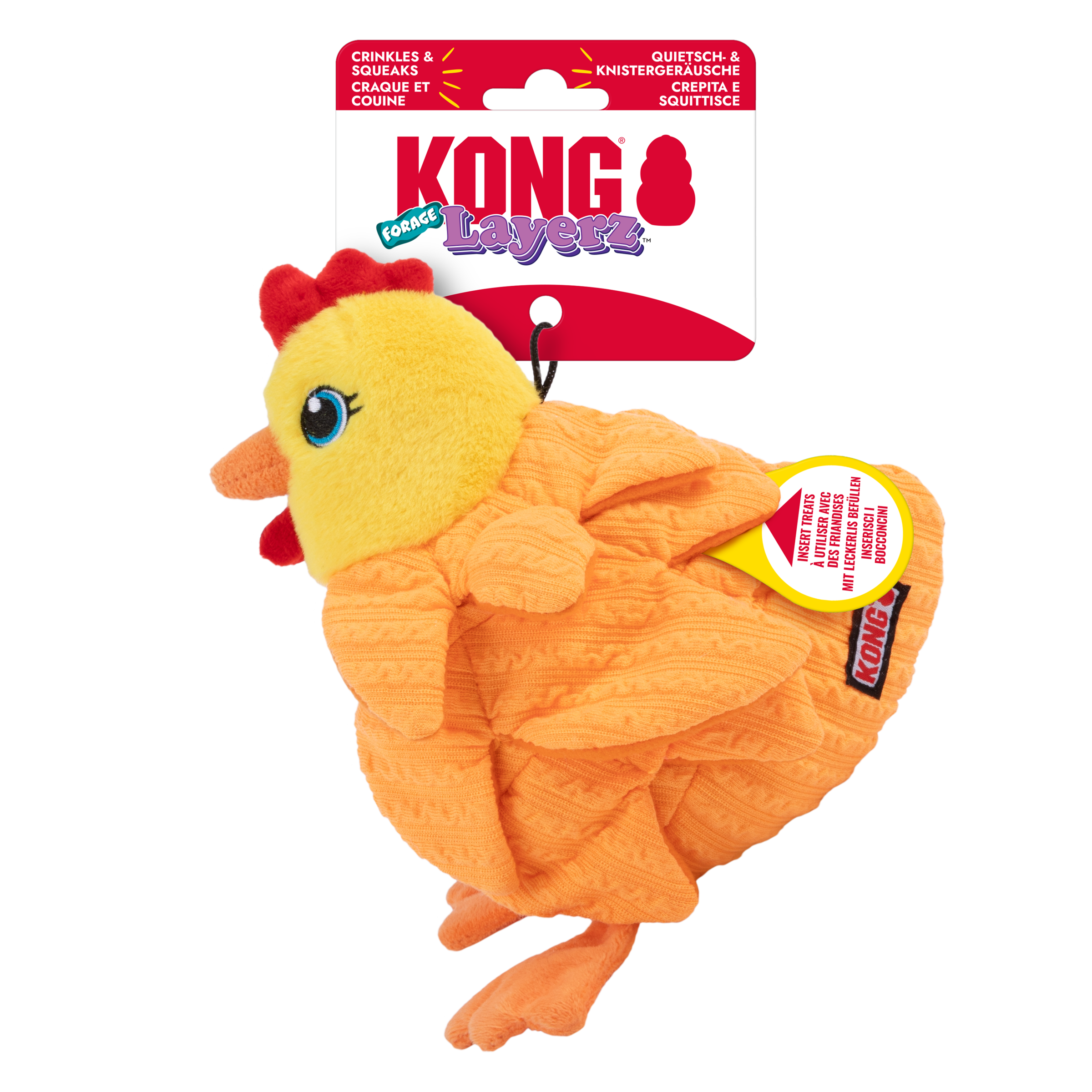 KONG Layerz Forage Hedgehog Md